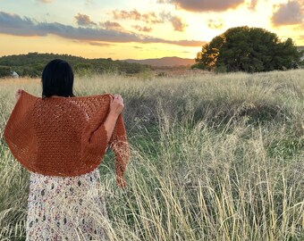 “Sunset Breeze Shawl” Pattern