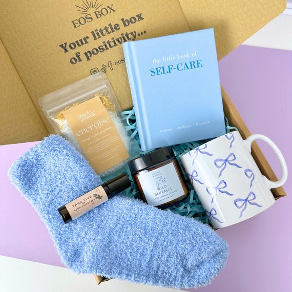 Ladies Wellness Gift | Self Care Gift Box, Pamper Hamper, Self Help Book
