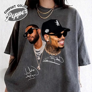 Chris Brown Usher Comfort Colors Shirt Vintage R&B Tour Fan Tee