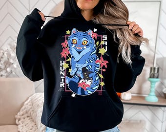 Sudadera con capucha Huntrix Tiger, sudadera con capucha de anime K-Pop Demon Hunter, sudadera gráfica unisex