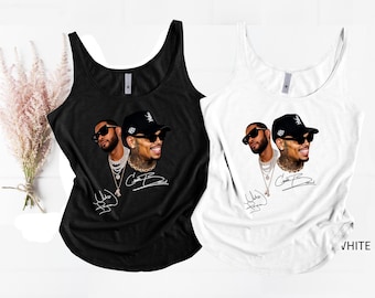 Chris Brown Usher Tank Top, R&B Concert Shirt, Music Fan Gift