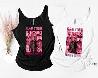 Camiseta sin mangas de la gira de Chris Brown 2026, estilo vintage, de concierto de R&B, con estampado de hip hop.