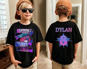 Camiseta personalizada de cumpleaños para niños de Saja, estilo Kpop, cazador de demonios, regalo de regreso a clases