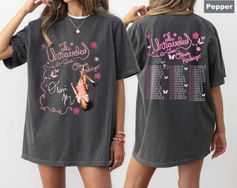 Olivia Rodrigo Concert Shirt Comfort Colors The Unraveled Tour 2026 Tee