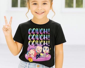 Camiseta infantil Kpop Demon, camiseta infantil Anime Couch