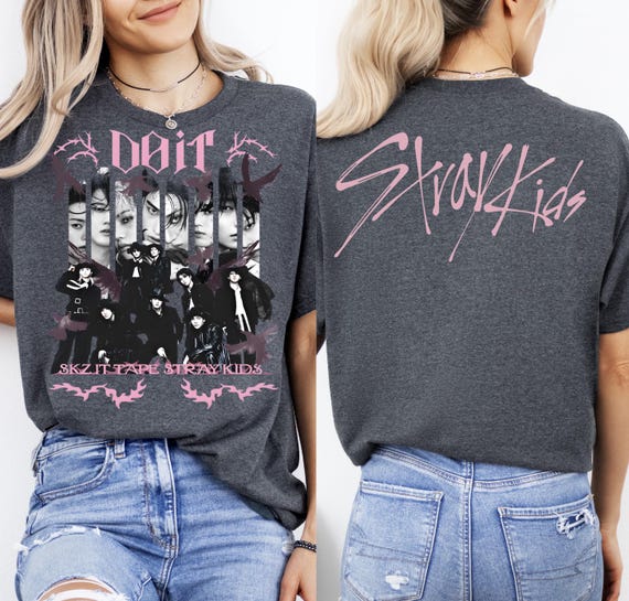 Stray Kids Do It T-Shirt, Kpop Fan Merch, Double Sided Graphic Tee