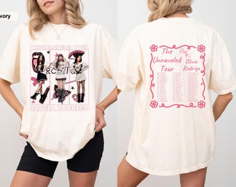 Olivia Rodrigo The Unraveled Tour 2026 Shirt Comfort Colors Concert Tee