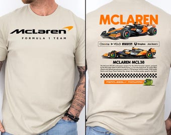 McLaren Formula 1 Team Shirt, Race Car Tee