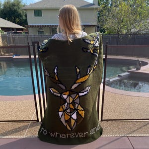 Throne of Glass Crochet Graphghan Pattern: Bookish Lapghan (PDF Pattern)
