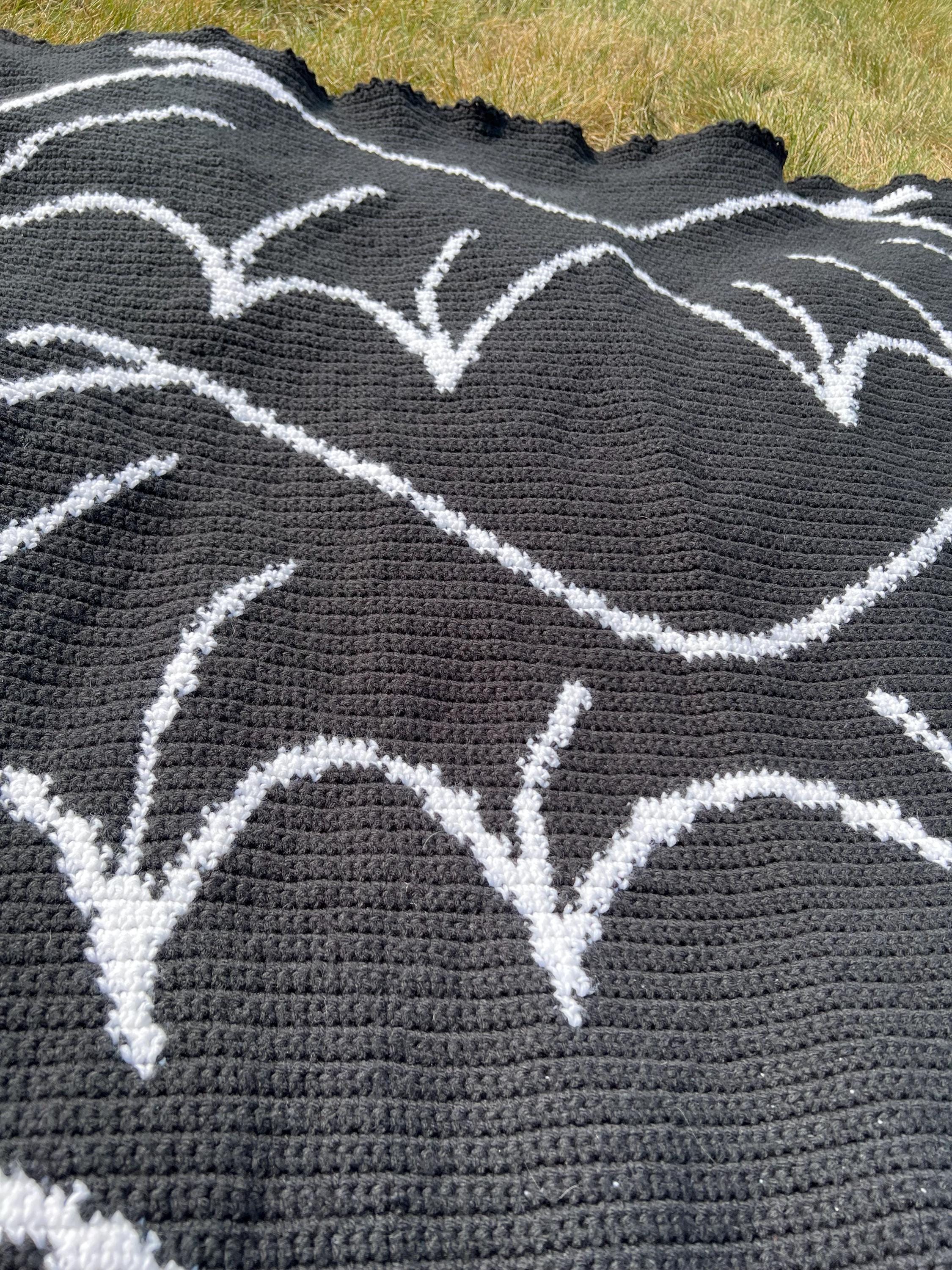 Bat Wings Crochet Graphghan Pattern: Bookish ACOTAR Lapghan (PDF ...