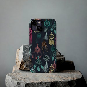 Dreamcatcher Slim iPhone Cases 15 plus case, iphone 15 14 13 pro max accessories, Cover fit iPhone 15 Pro Max 14 Plus, 13, 12, 11, XR