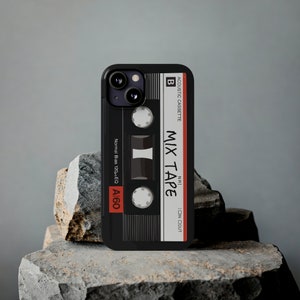 Cassette Tape Phone Case Mixtape Vintage Retro Audio Cassette 80&#39;s Retro Style Case Nostalgic Iphone 16 15 14 13 12 11 XR plus pro max