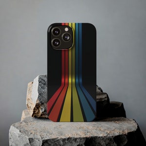 3D Effect Strips Phone Case | Optical illusion Cover | iPhone 15 Pro Max Plus 14 13 12 11 7 8 XR