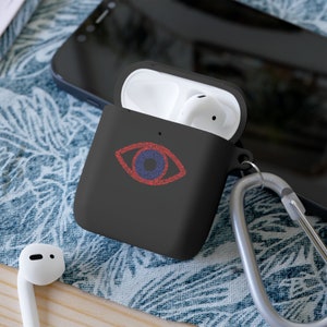 3D Eye Illuminati Optical Illusion AirPods 1 2 and AirPods Pro Case Cover