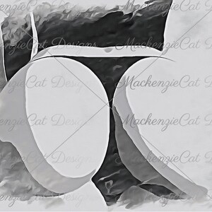 Sexy Ass in Thong - Art - PNG Digital Download