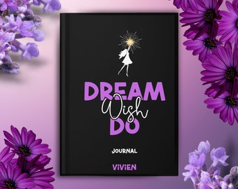 Dream Book Journal Personalized Notebook Hardcover Journal Notebook Gift for Teacher Notebook Custom Journal Hardcover Notebook Personalized
