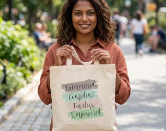 Regalo del Día de la Mujer, Regalo de Empoderamiento, Bolso de Tote, Bolso Inspirador, Regalo Feminista para Ella, Regalo Único para Chicas, Poder Femenino, Bolso de Lona para Mujeres