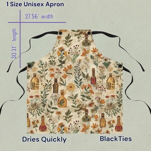 Personalized Apothecary Apron - Moody Botanical Kitchen image 4