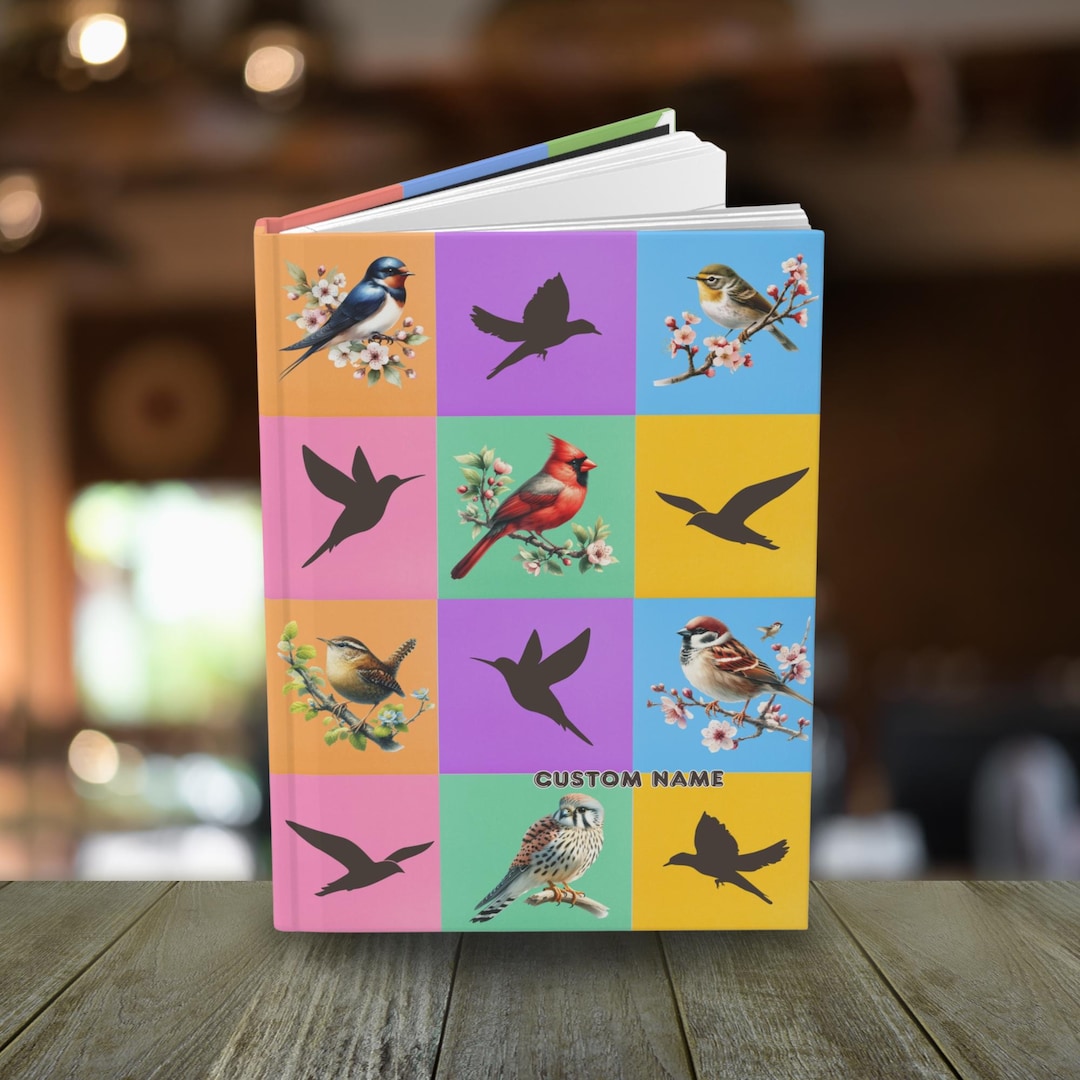 Bird Watching Gift Journal Notebook Hardcover Bird Journal Bird Lover ...