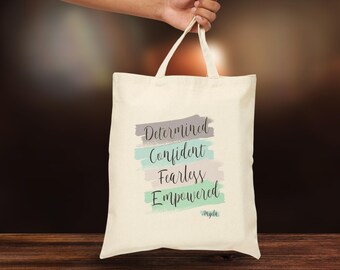 Womens Day Gift Empowerment Gift Tote Bag Inspirational Bag Feminist Gift for Her Unique Girl Gift Women's Power Women Canvas Tote Bag Women