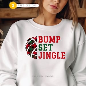 Volleyball png sublimation, digital download ONLY, Christmas volleyball design, volleyball player gift shirt png, volleyball mom png