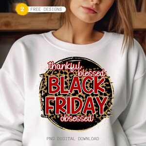 Black Friday PNG Image, Leopard Design, Shopping Sublimation Designs Downloads, Transparent Thanksgiving PNG