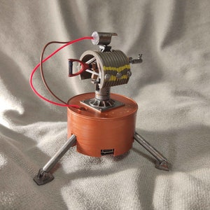 Painted Moving Rust 3D Printed Auto-turret USB C image 3