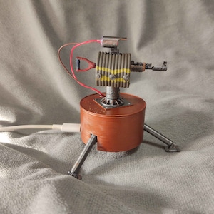 Painted Moving Rust 3D Printed Auto-turret USB C image 4