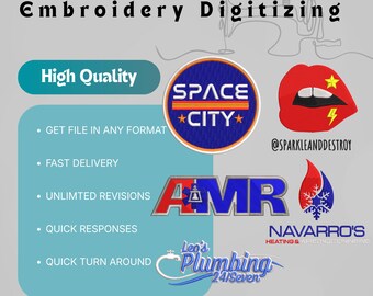 Custom Embroidery Digitizing Service, Logo Design, mage Digitizing Embroidery, Custom Digitize, Custom Patch