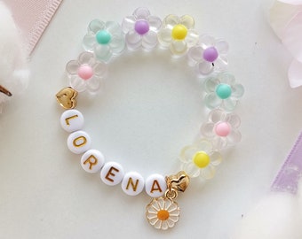 Personalised Flower Girl bracelet,Child's Personalised Bracelet,Jewellery For Toddlers,Flower Girls Jewellery and accessories,Christmas Gift