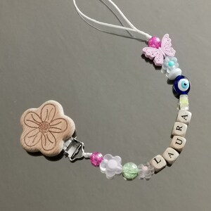 Best Seller,Personalised baby dummy clip,Dummy clip,Wooden dummy clip,Schnullerkette,Pacifier clip,New baby gift,Personalized Pacifier Clips