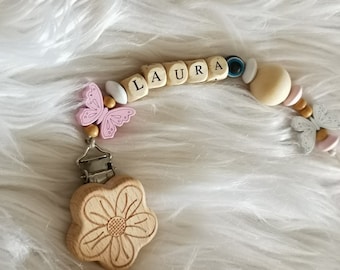 Best Seller,Personalised baby dummy clip,Dummy clip,Wooden dummy clip,Schnullerkette,Pacifier clip,New baby gift,Personalized Pacifier Clips