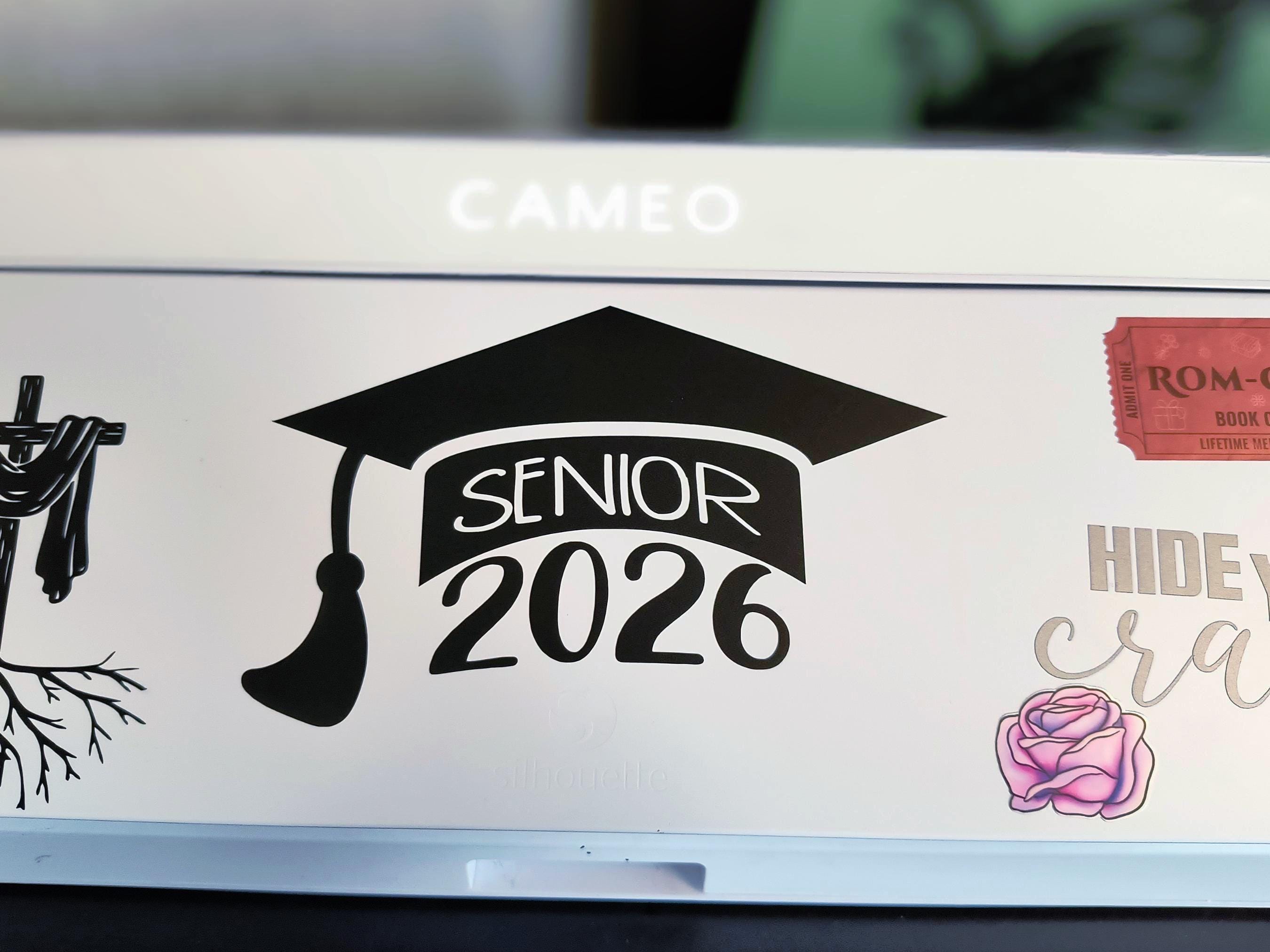 Class of 2026 Vinyl Decal: Graduation Cap Car Sticker - Etsy