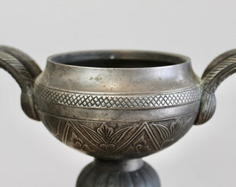 Vintage Silverplated Footed Vessel - VERY HEAVY