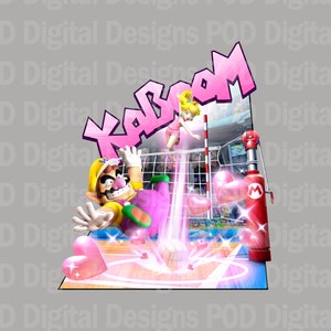 Kaboom PNG transparente para impresión DTF y DTG por sublimación