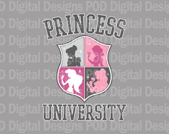 Fantasy Style Image, Princess University Png | Transparent 300Dpi - Sublimation Dtf Artwork