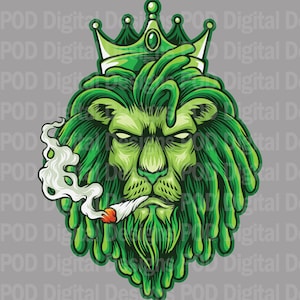 Smoking Lion