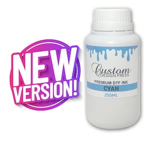 Premium DTF Cyan Ink (250 ml) - Professionelles Zubehör für lebendige Ergebnisse