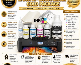 DTF-konverterat Epson XP-15000 Gold-paket | DTF-skrivarpaket