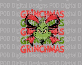 Transparent png Christmas Bow Digital download for sublimation, DTF, POD at 300 dpi