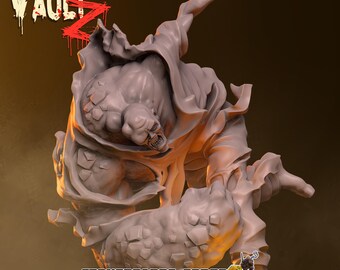 Charger Zombie Miniature | 4K HD Resin Print | Vaultz | Wargaming | TableTop | Left 4 Dead | Apocalypse | Survival | Wasteland