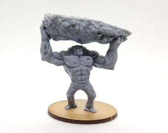 Tank Zombie Miniature | 4K HD Resin Print | Vaultz | Wargaming | TableTop | Left 4 Dead | Apocalypse | Survival | Wasteland