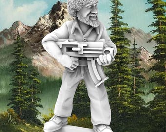 Bob with a Bolter | 12K HD Resin Print | 28mm Miniature | Wargaming | Dungeons and Dragons | Stargrave | Roleplaying | Pathfinder | 40K