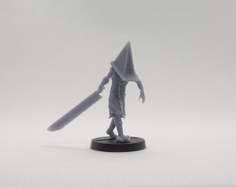 Pyramid Head | 12K HD Resin Print | Vaultz | TableTop | Halloween | Dungeons and Dragons| Survival | Horror | Silent Hill