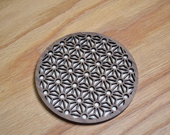 Kumiko Style Wood Coasters