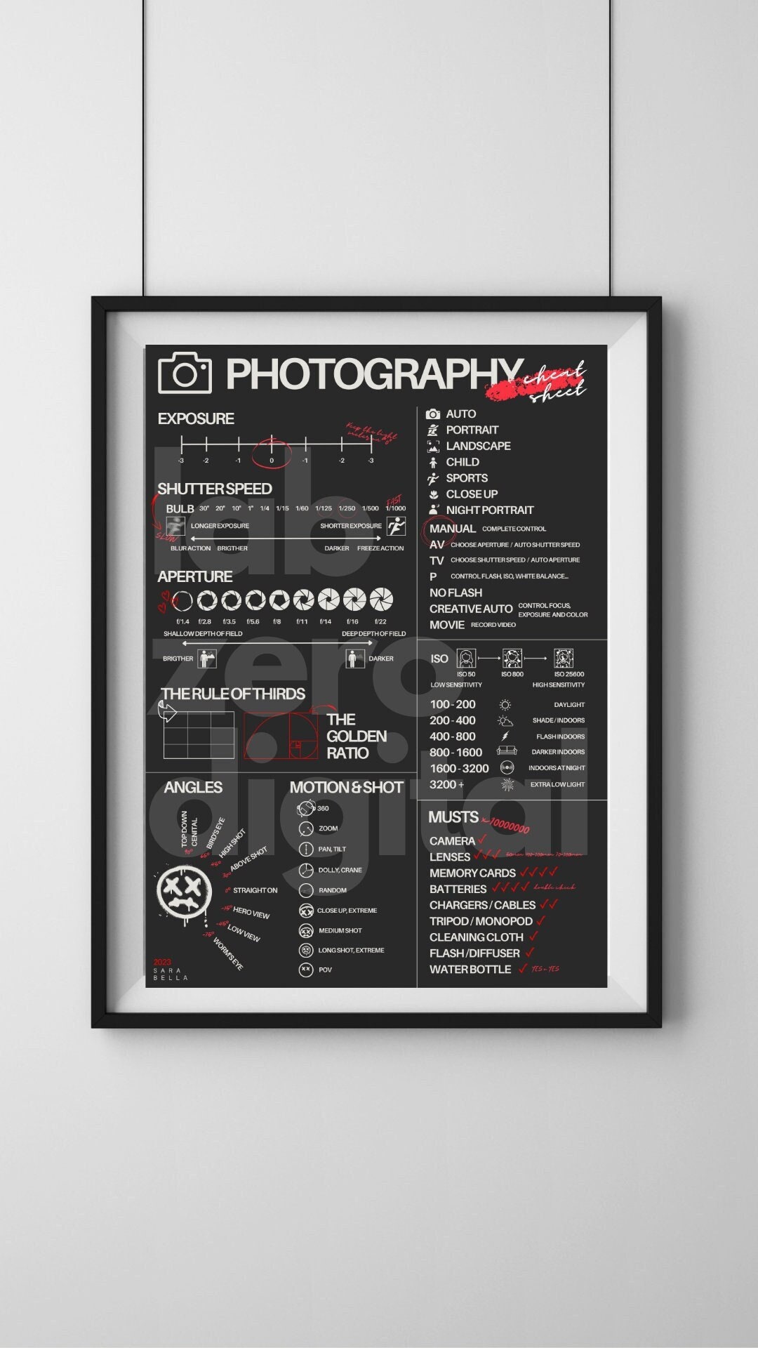 Photography Cheat Sheet Photography Cheat Sheet Printable - Etsy