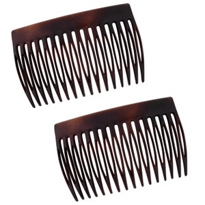 Charles J. Wahba - Basic Side Comb (Paired) - 16 Teeth - Made in France