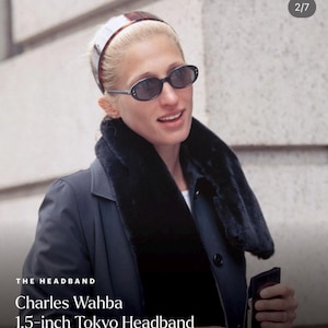 AUTHENTIC CHARLES J WAHBA - 1.5 inch Wide Headband - Hand Crafted in France - Offered by Aliza Rose in many glamorous exotic colors!