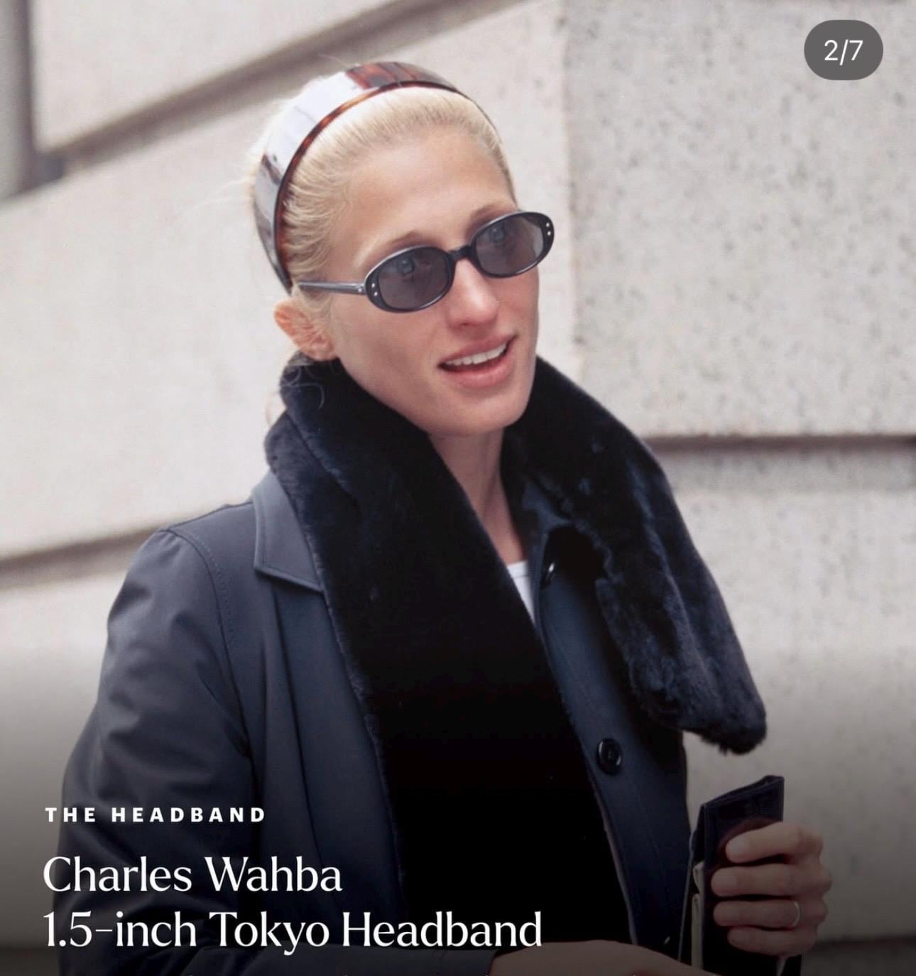 AUTHENTIC CHARLES J WAHBA - 1.5 Inch Wide Headband - Hand Crafted
