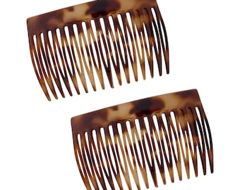 Basic Side Comb (Paired) - 16 Teeth - (Molded) - Made in France